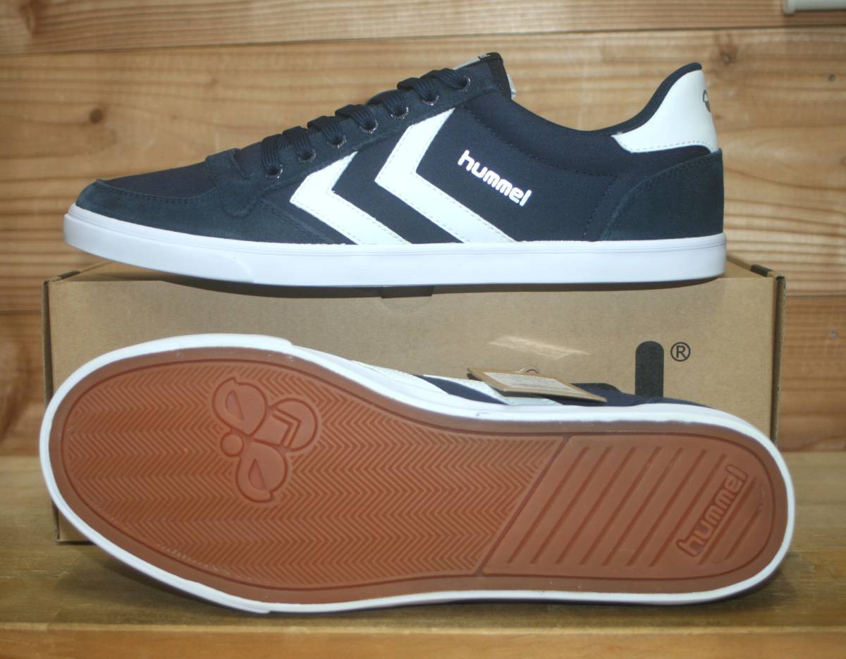 送料無料/新品☆ すっきりシルエットなスタディール クラシカルなキャンバスシューズ hummel Slimmer Stadil Low (ヒュンメル)の画像1