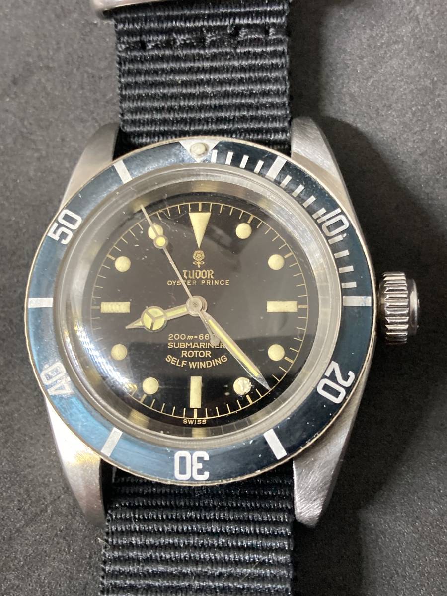 TUDOR チュードル サブマリーナ submariner アルゼンチン軍 ARA仕様 8mmリューズ 小薔薇 ミラー 黒文字盤 サークル有 ガードなし ゴーストの画像1