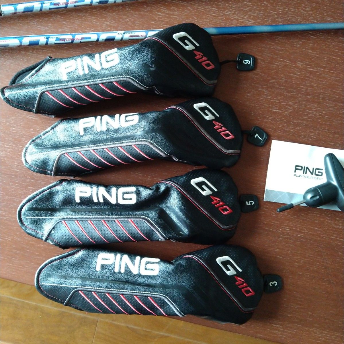 PING G410 FW +スピーターエボ5 #3,5,7,9w 4本セット