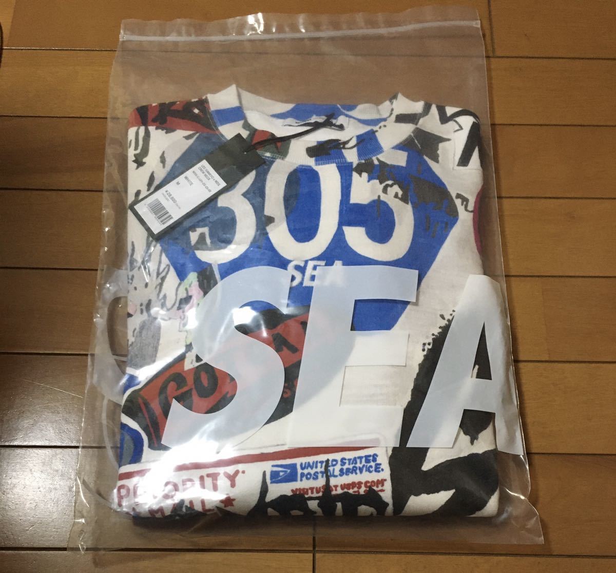 新品』WIND AND SEA × LEE KANKYO☆トレーナー スウェット☆Mサイズ 白