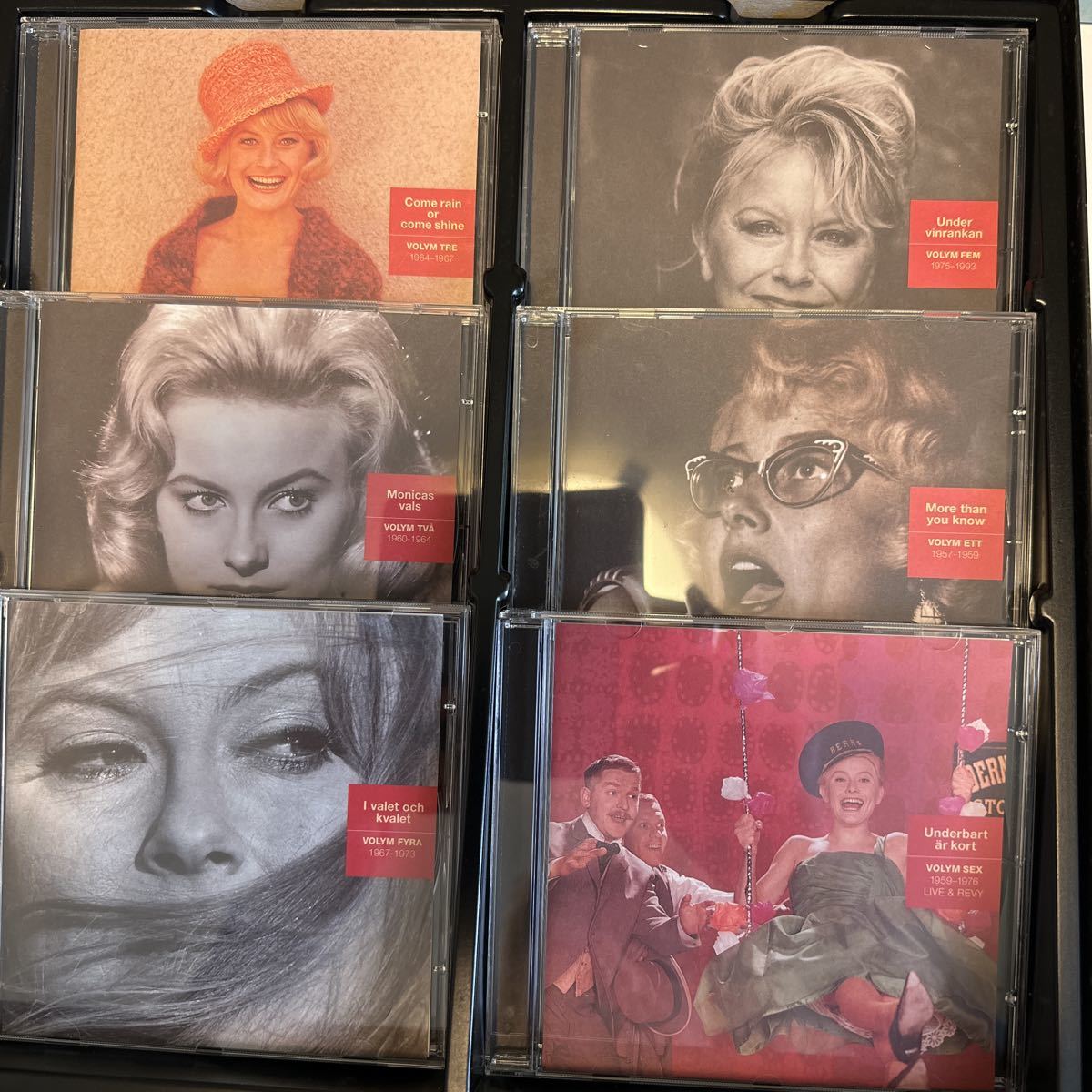 Monica zetterlund BOX 6 sheets set rare 