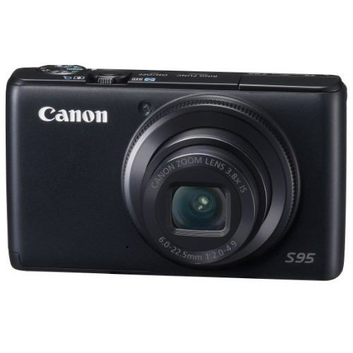 中古 １年保証 美品 Canon PowerShot S95 ブラック_画像1