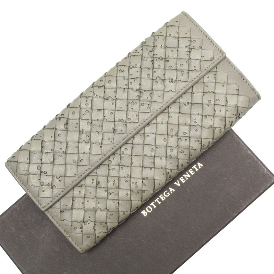 最安値で BOTTEGAVENETA ボッテガヴェネタ 二つ折り長財布 g3671a