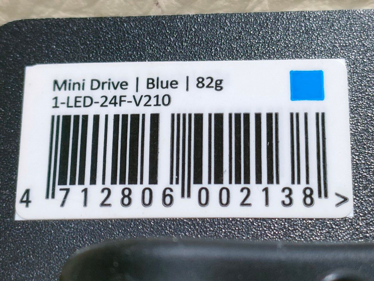 【2個セット】LEZYNE MINI DRIVE 400 Silver Blue レザイン ミニドライブ シルバー ブルー