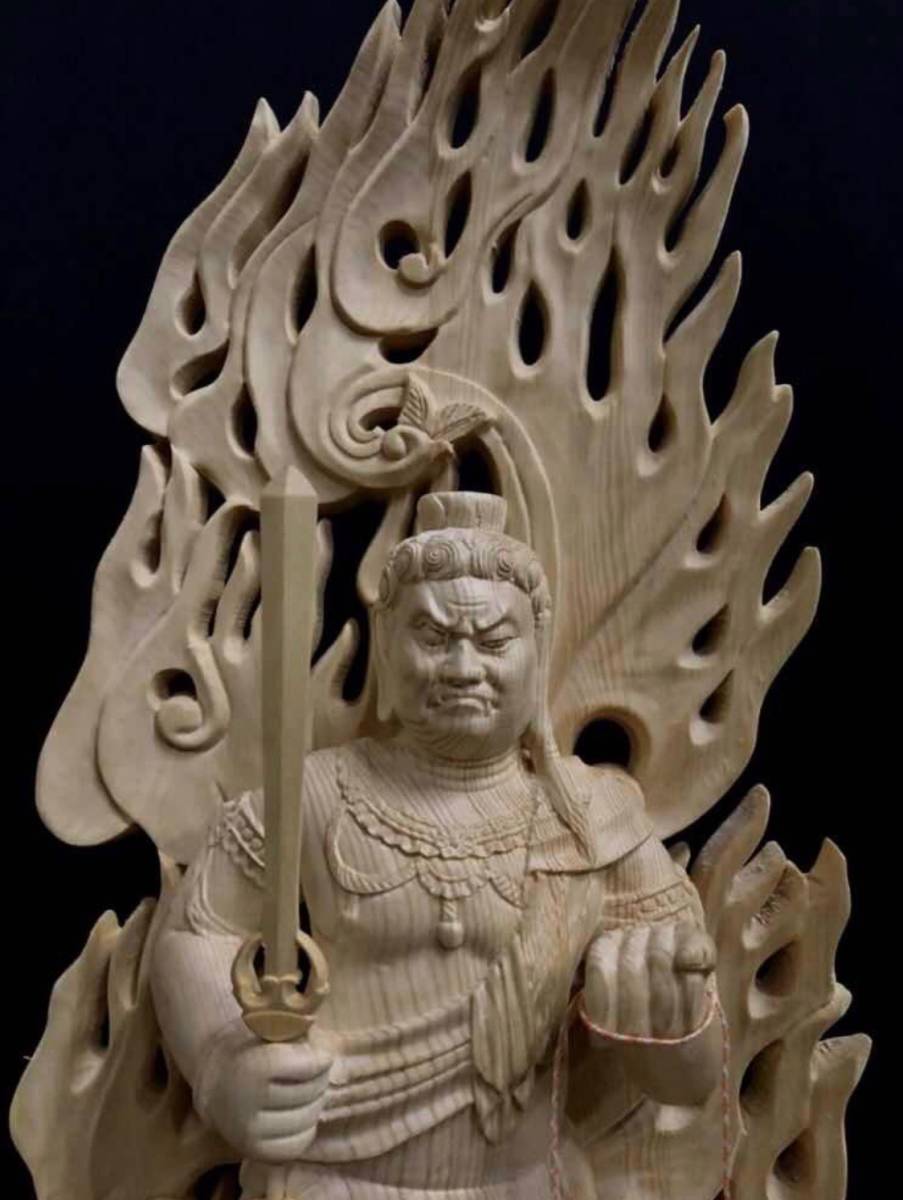 最新作 総楠材 仏教工芸品 木彫仏教 精密彫刻 極上品 仏師で仕上げ品