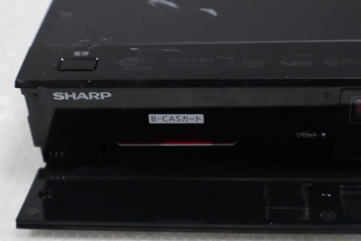 E1683 & SHARP BD-W1800 Blue-ray recorder 2016 year made sharp B-CAS card attaching 