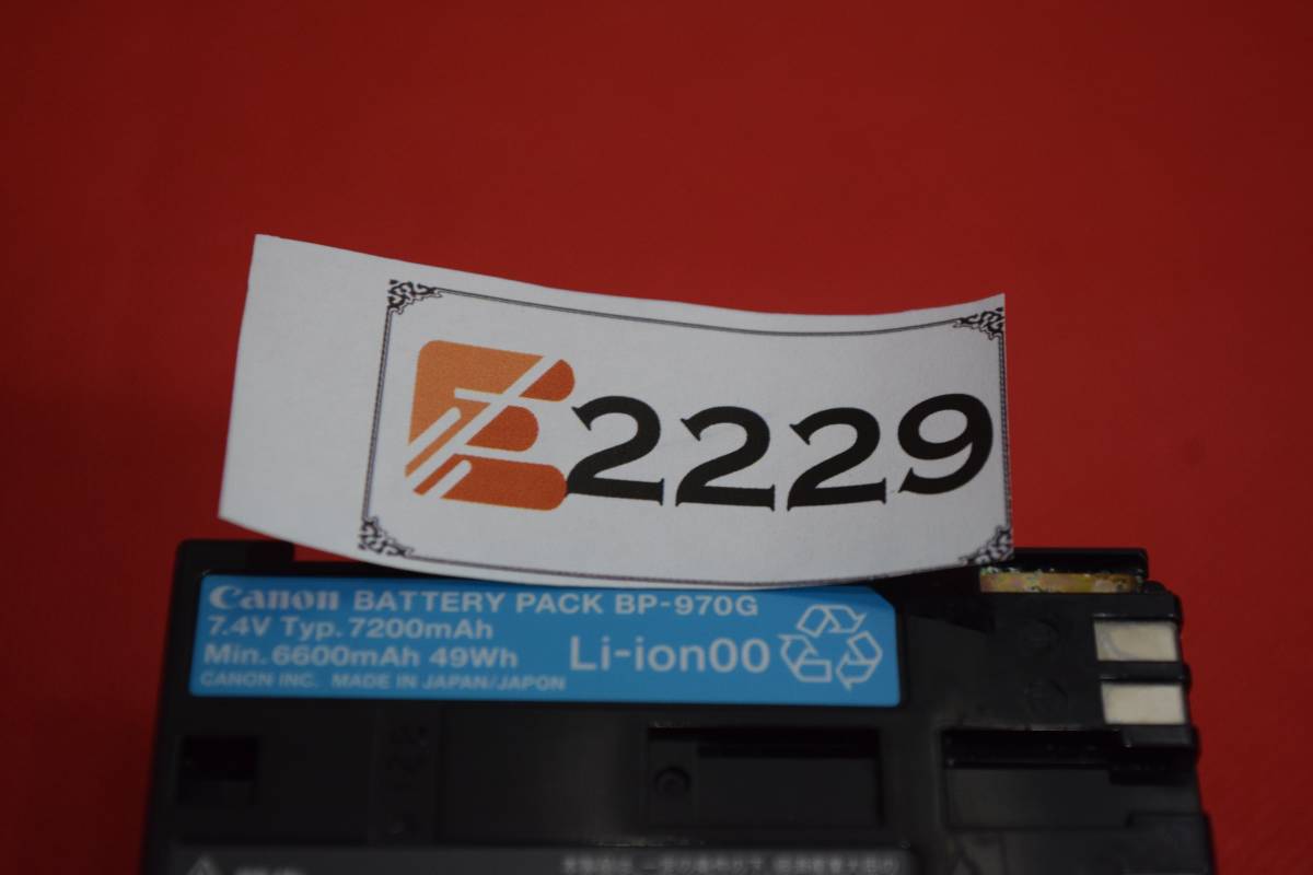 E2229 & L BP-970G キヤノン CANON カメラ用バッテリー リフレッシュ_画像5