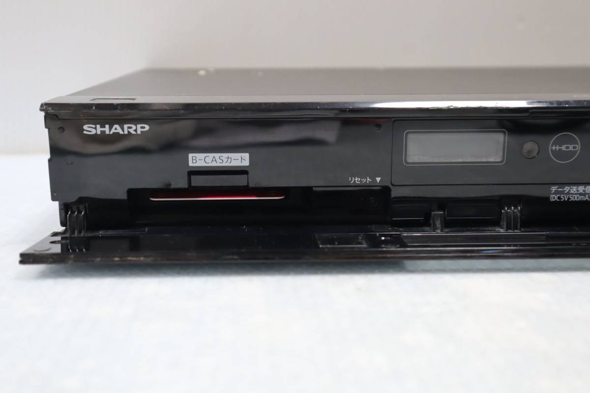 E2329 & L SHARP BD-W1800 Blue-ray recorder 2015 year made sharp B-CAS card attaching 