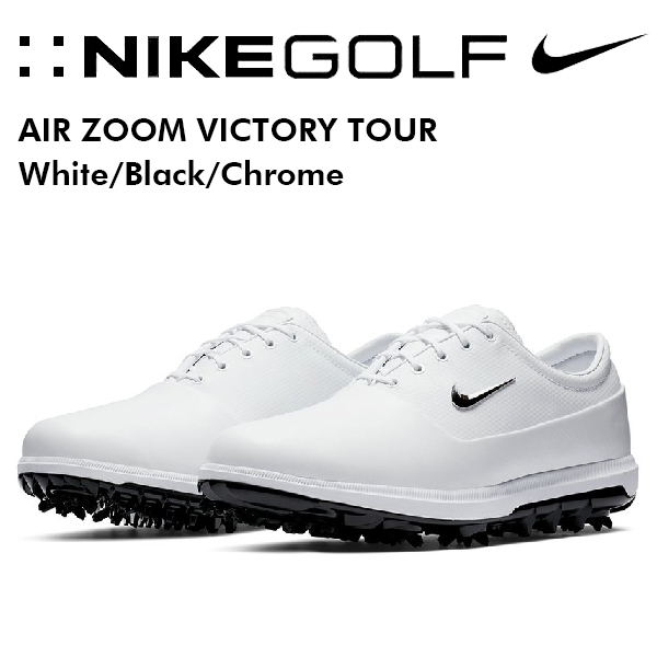 25.5cm ナイキ エアズーム ビクトリー(ヴィクトリー) ツアー ホワイト ブラック Nike Air Zoom Victory Tour White/Black/Chrome