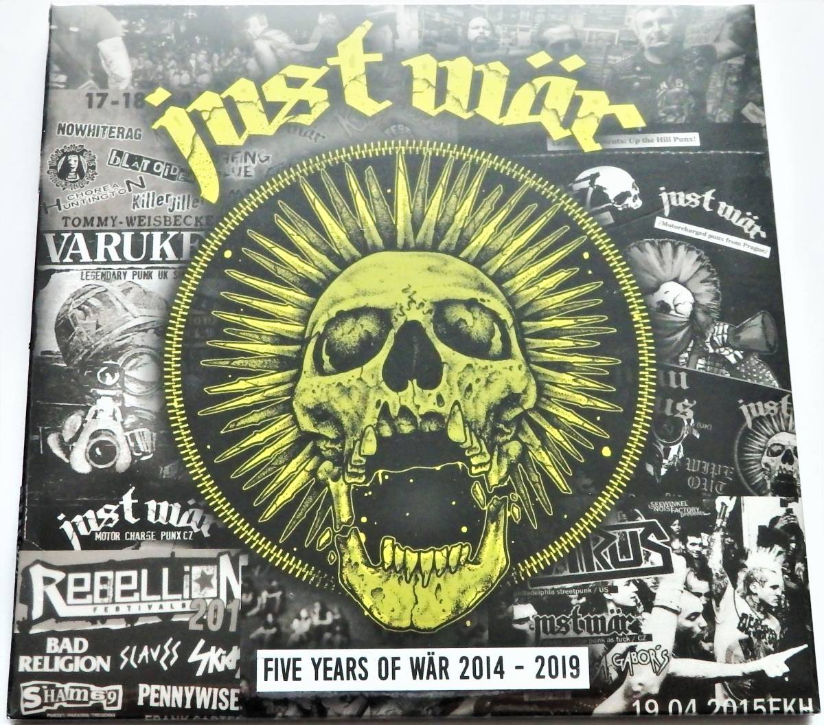 [2021 year disco graph .- record / Czech production motor Charge do punk / new goods unopened ②]JUST WAR / Five Years Of War 2014 - 2019