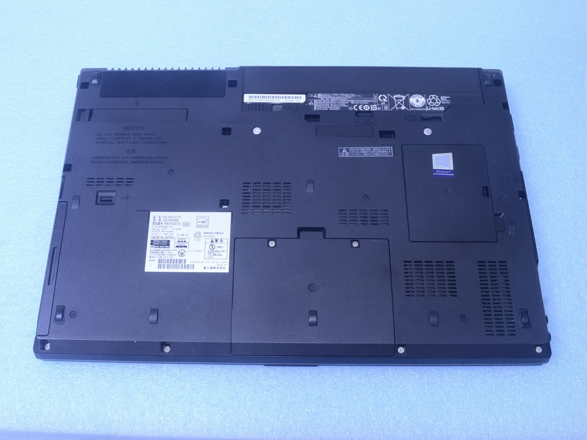 Quadro M1200 Core i7 SSD512GB メモリ32GB CELSIUS H770 富士通