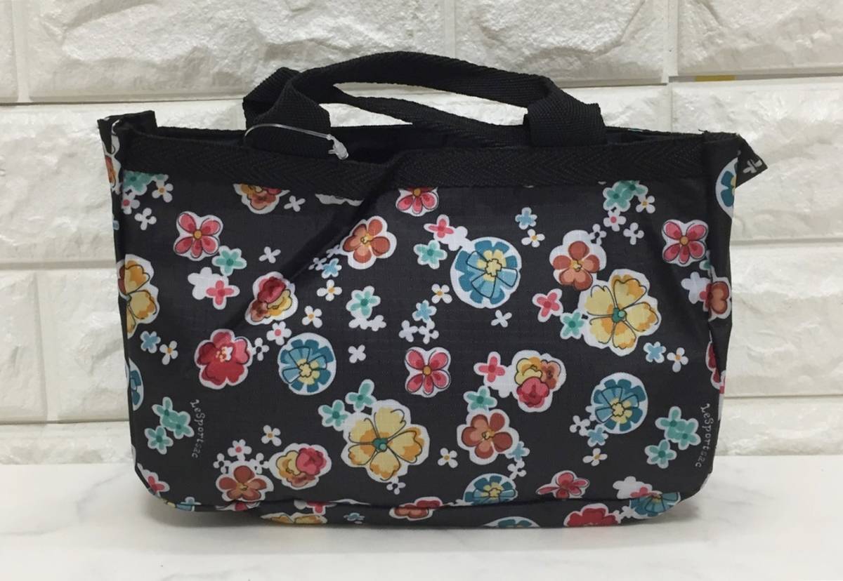 no13035 LeSportsac レスポートサック ナイロン 花柄 ハンド トート バッグ_画像2