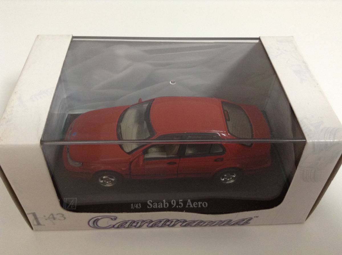 SAAB Saab 9-5 sedan 2.3t 3.0t previous term model 1997 year ~ 1/43 approximately 11cm die-cast minicar Hongwell door opening and closing new goods postage Y510