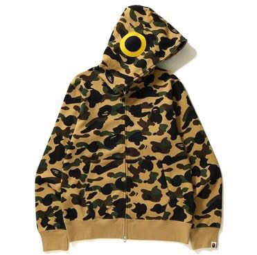 2XL A BATHING APE 1ST CAMO FISH FULL ZIP HOODIE エイプ フィッシュ