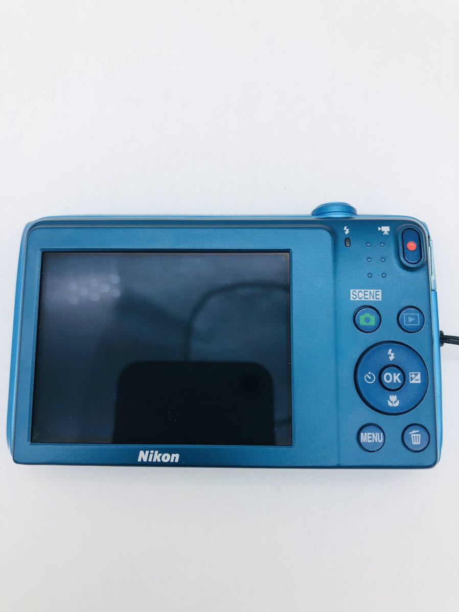 Nikon COOLPIX S3600 ブルー コンパクトデジタルカメラ 中古品 通電確認済み_画像3