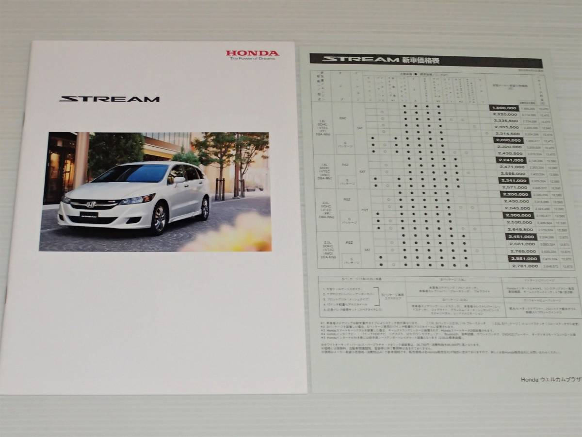 [ каталог только ] Honda Stream RN6/RN7/RN8/RN9 2013.8