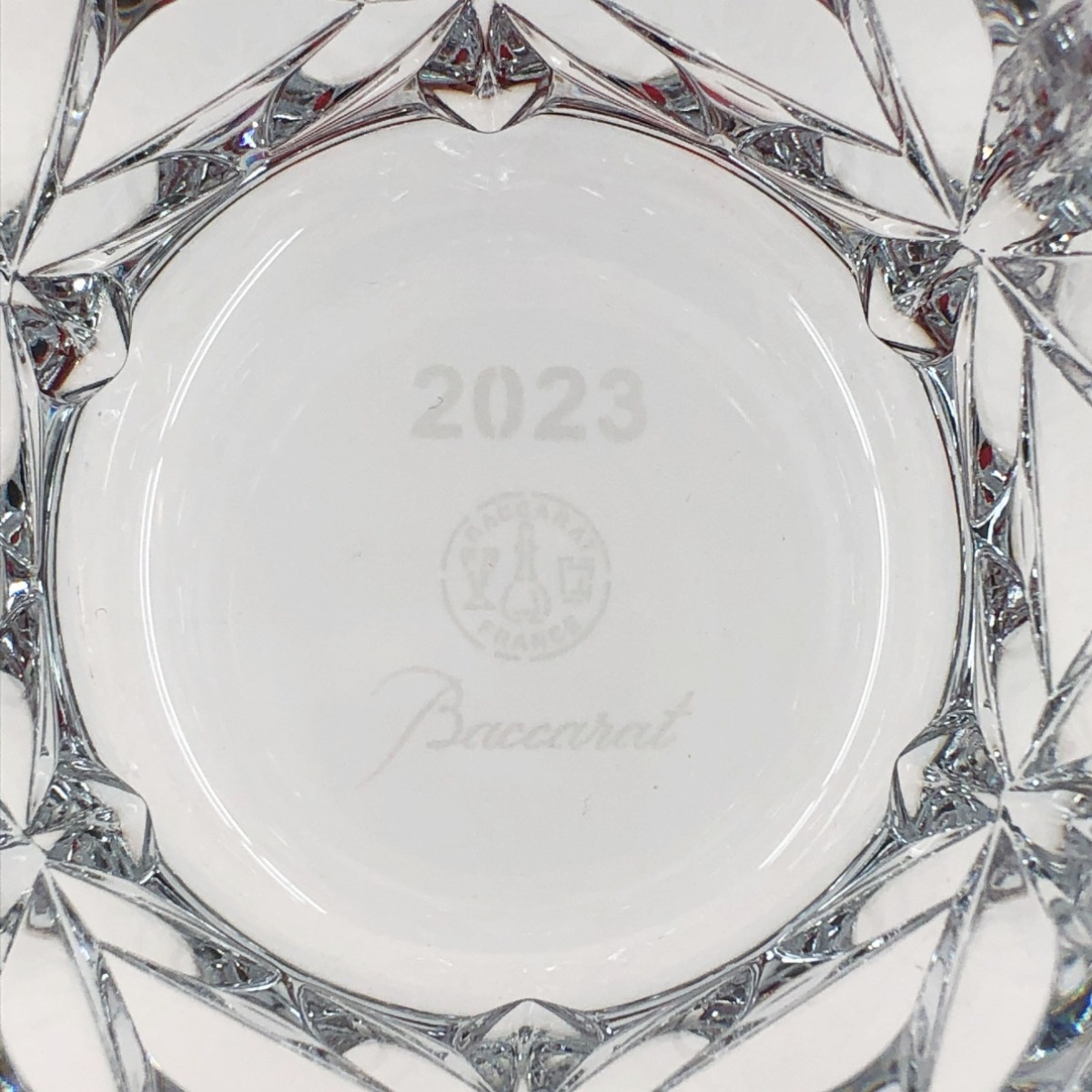 〇〇 Baccarat バカラ エクラ ロックグラス クリスタル グラス 2023 現状渡し 目立った傷や汚れなし_画像4