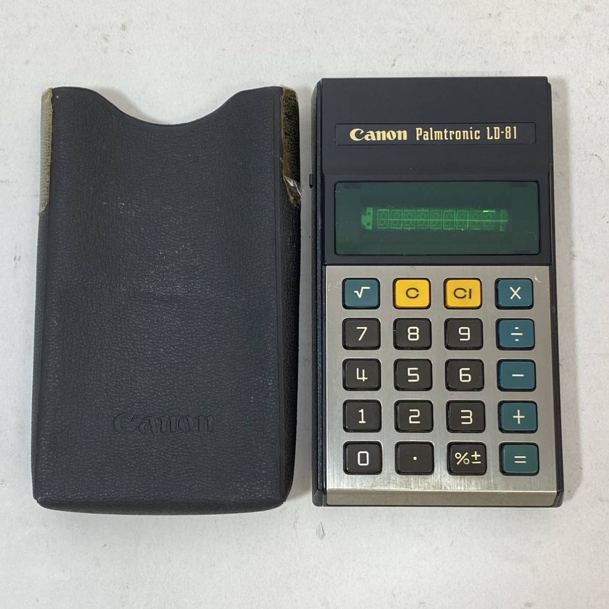 CANON paimtronic LD-81A キャノン電卓 70年代製造 - 店舗用品