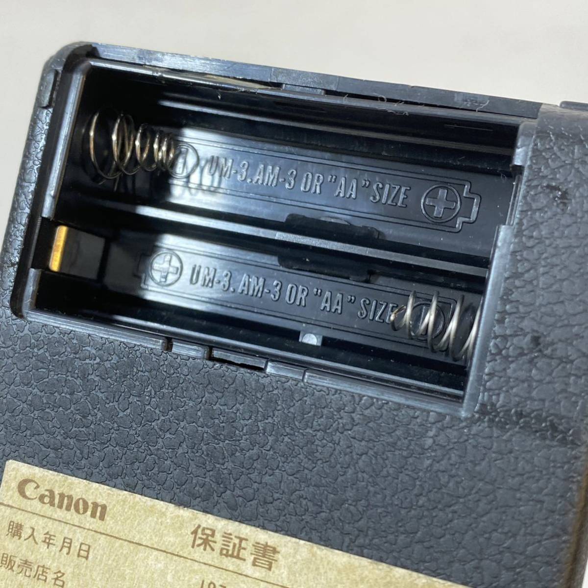 【送料無料即決】 CANON キャノン PALMTRONIC LD-81 電卓 計算機 70年代 昭和 レトロ シャビー 動作品_画像8