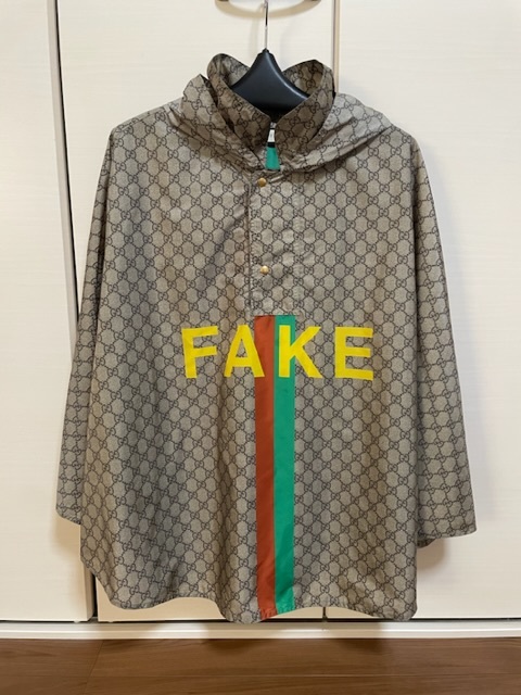 正規品・新同【GUCCI】グッチ・ケープ・ポンチョ・パーカー・GG