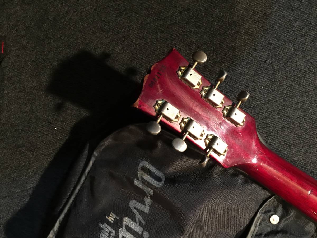 No.025023 Orville by Gibson LES PAUL JUNIOR CHERRY メンテナンス済み MADE IN JAPAN EX- - - - -_画像6