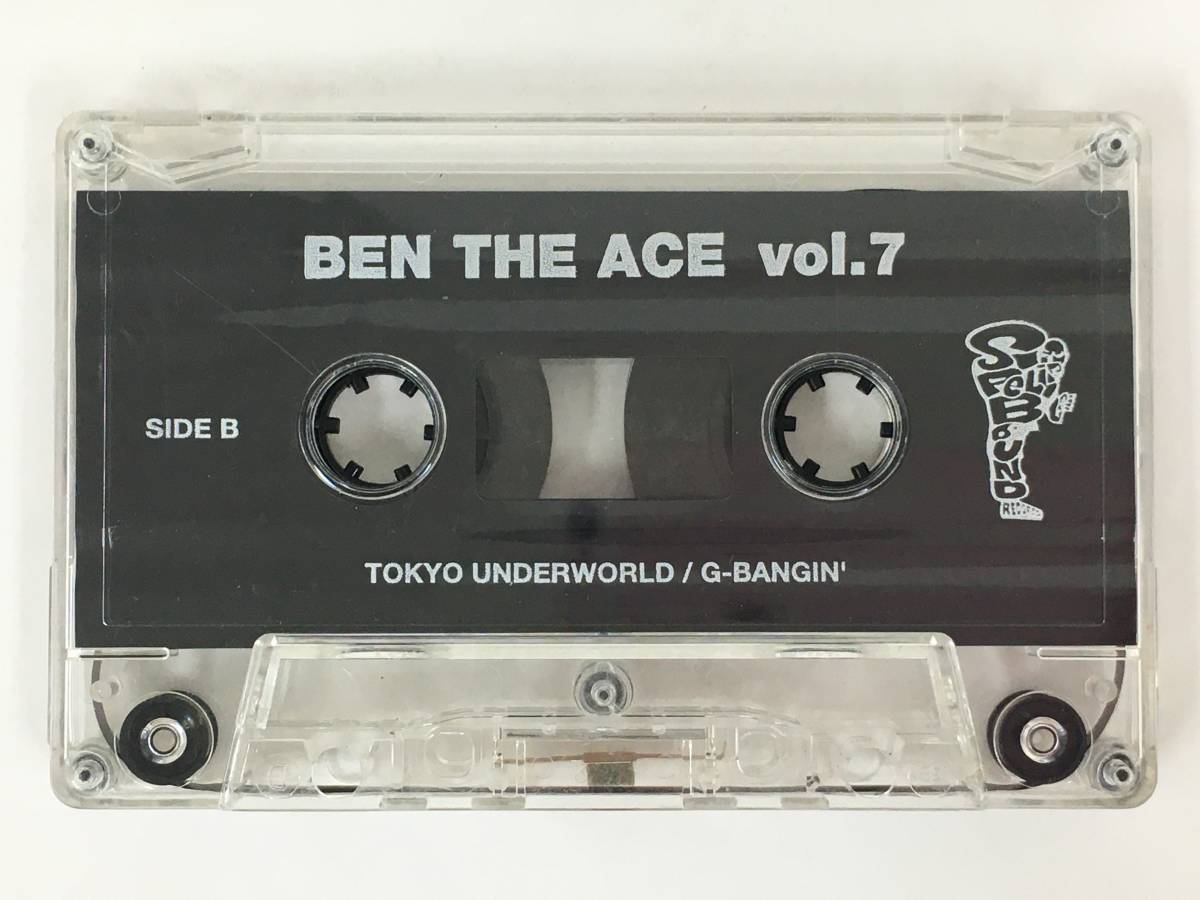 ■□R663 DJ BEN THE ACE mix tape vol.7 TOKYO UNDERWORLD 東京 アンダーワールド G-BANGIN' カセットテープ□■の画像7
