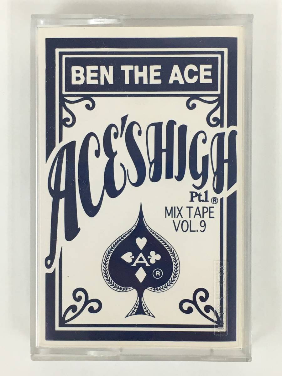 ■□R643 DJ BEN THE ACE mix tape vol.9 ACE'S HIGH Part.1 カセットテープ□■_画像1