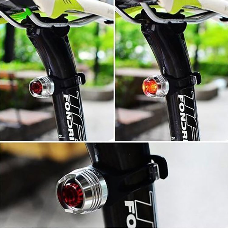 海外輸入】 Z自転車防水LEDテールランプレッド 5LED+2レーザー