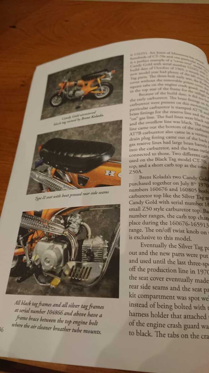 洋書 HONDA 70 ENTHUSIAST'S GIUIDE dax st70 ctslxlcl ダックス 送料無料 ガレージ 60s70s80s_画像5