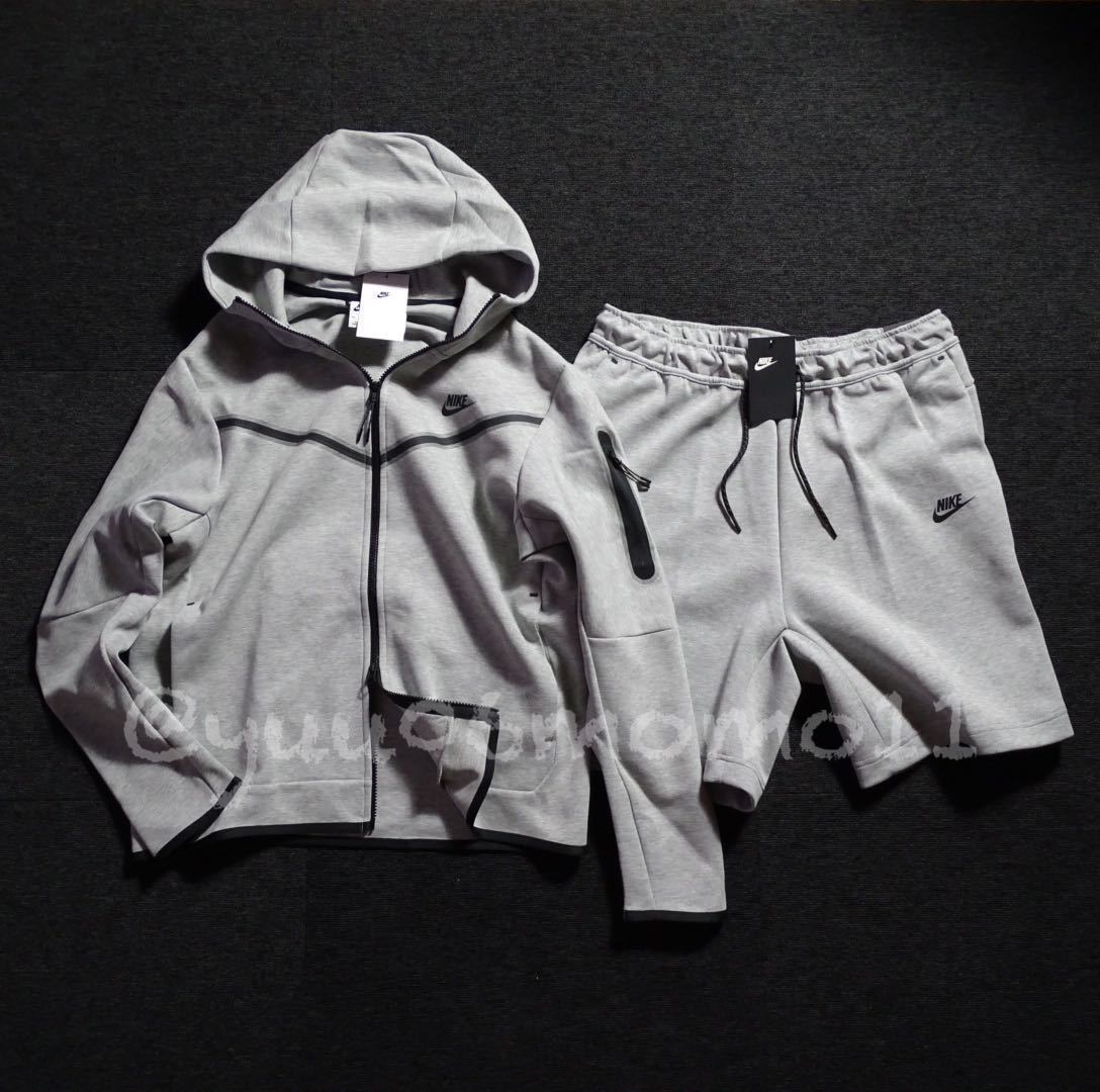 ナイキテックフリース セットアップ 黒グレー L www