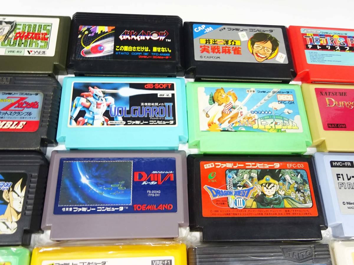 ファミコンソフト 6本まとめ ドラクエ3 ファミスタ テトリス 他-