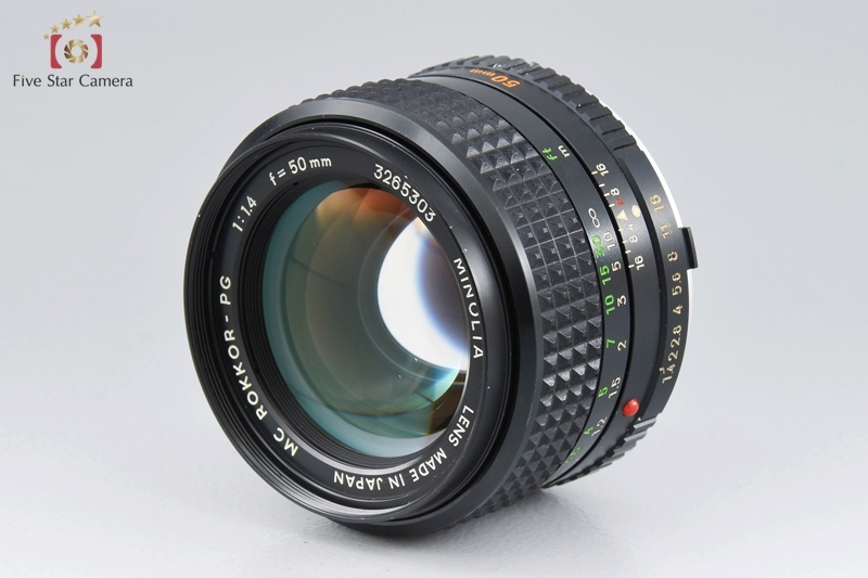でおすすめアイテム。 【中古】MINOLTA ミノルタ MC ROKKOR-PG 50mm f