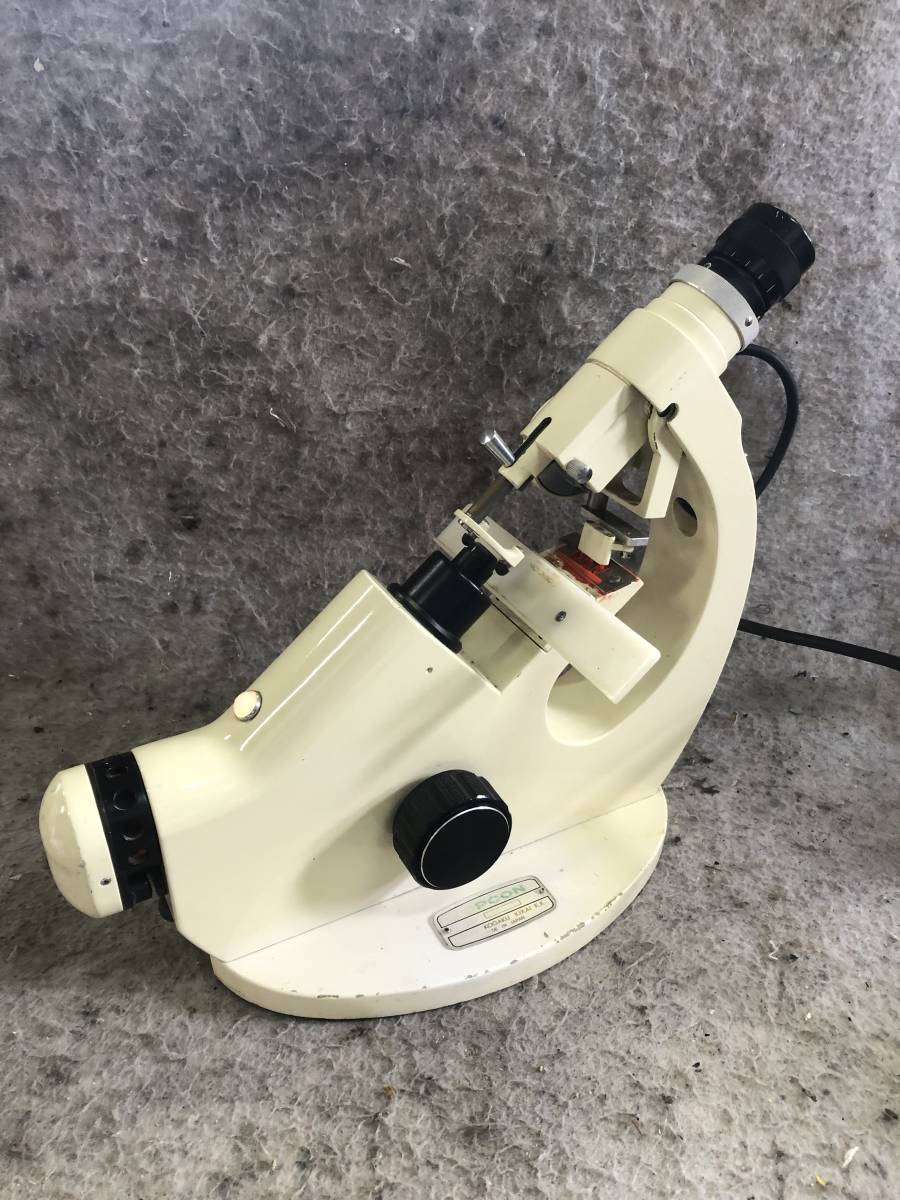  cessation of business glasses processing company receipt N-2452 optics machine TOPCONtop navy blue frequency measuring instrument lens meter microscope eye . glasses used LENSMETER