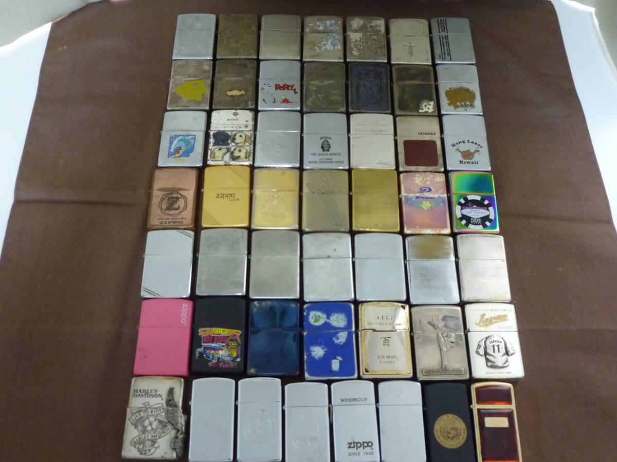 柔らかな質感の ZIPPO ジッポー 大量 11個セット まとめ ジャンク