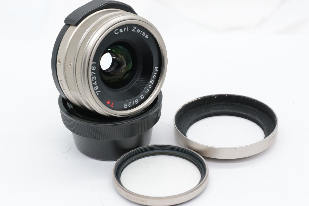 良品】コンタックス CONTAX CARL ZEISS BIOGON T* 28MM F2.8 (P