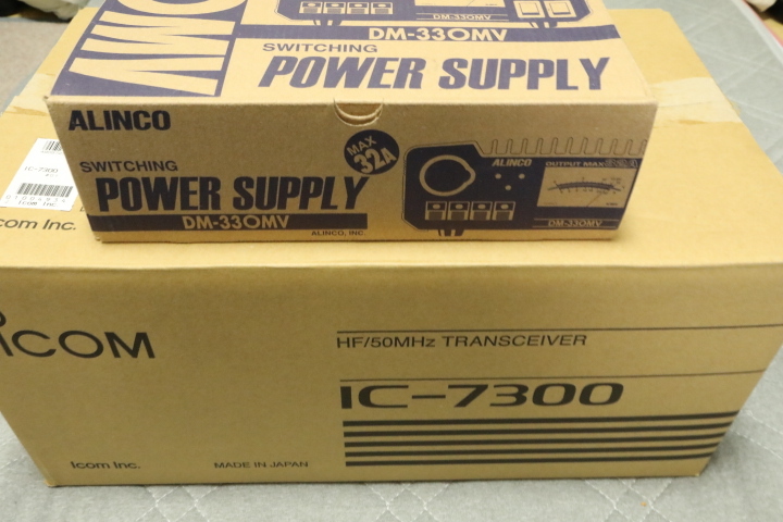 ICOM IC-7300 & ALINCO PAWER SUPPLYのセット出品