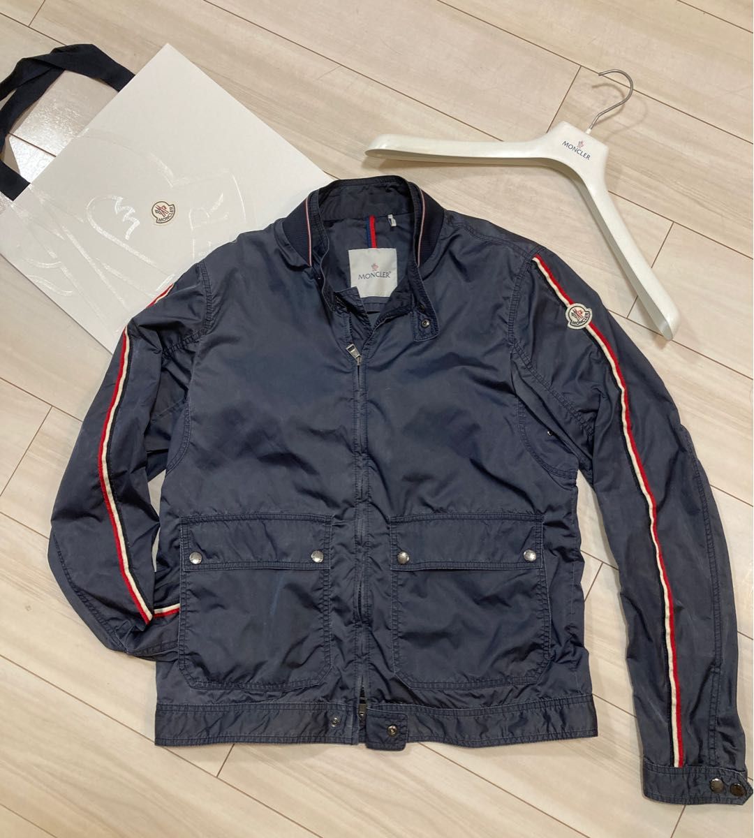モンクレール ロゴライン ナイロンジャケット | noonanwaste.com