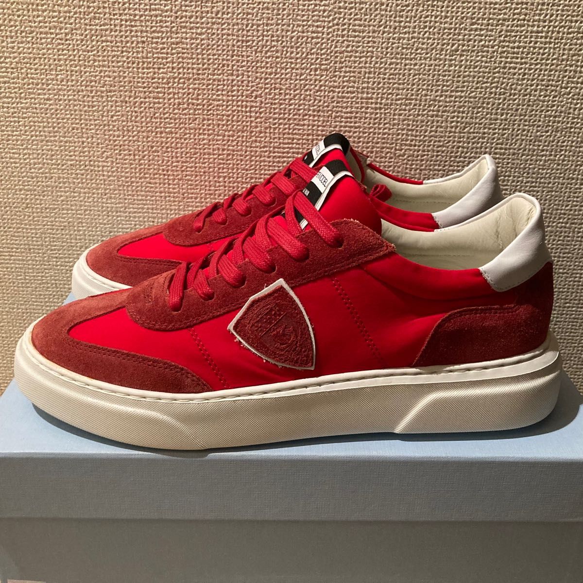 2022新生活 未使用品☆フィリップモデル BALU 赤レッド サイズ42