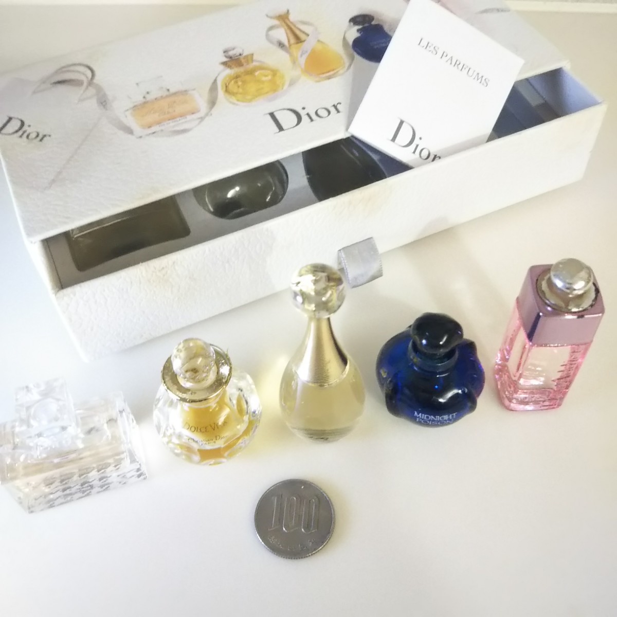 匿名 クリスチャンディオール Christian Dior ミニ香水set ミスディオール ドルチェ ジャドール ミッドナイトプワゾン アディクト(クリスチャン･ディオール)｜売買された