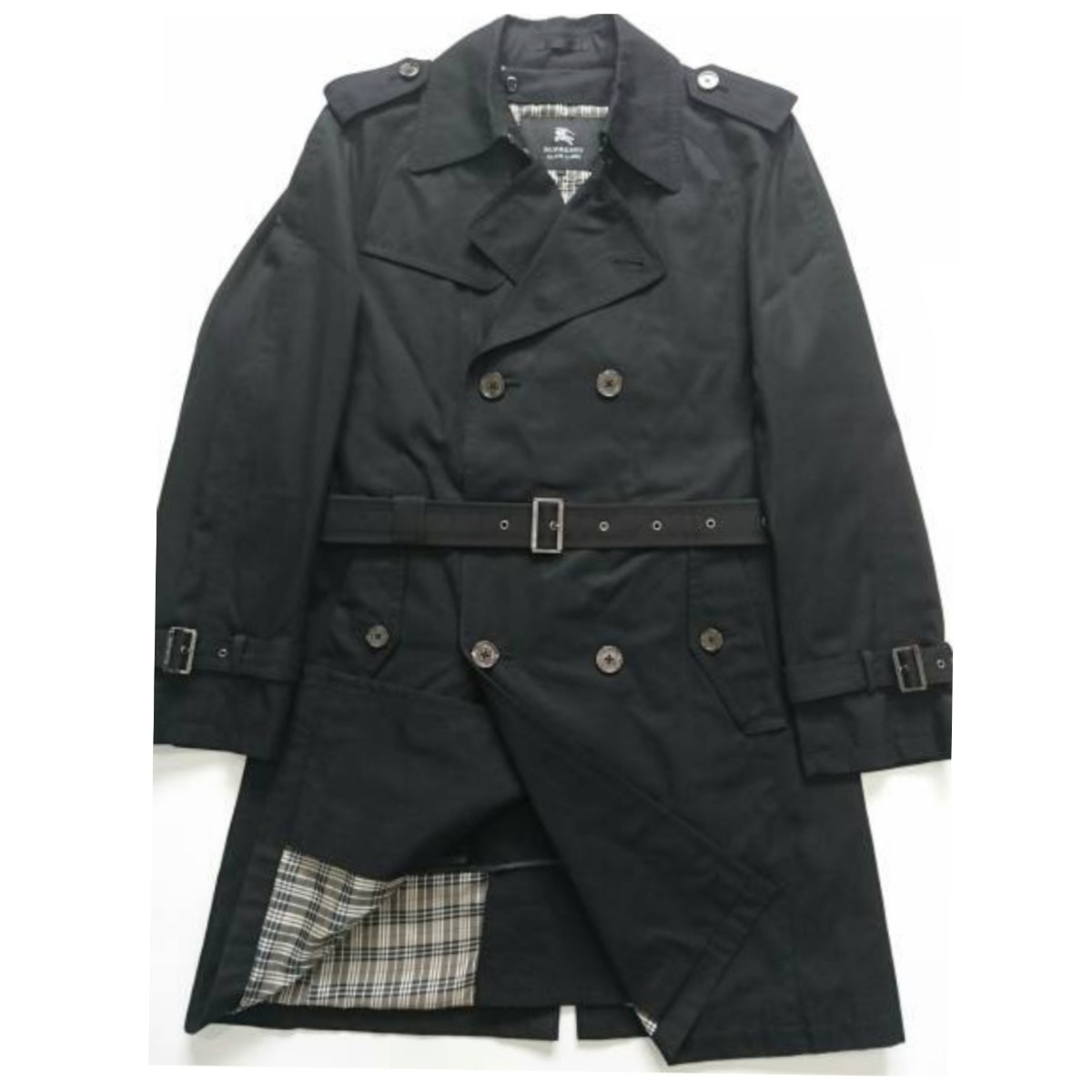 現金特価】 【極美品✨カシミヤ混】バーバリーブラックレーベル ステン