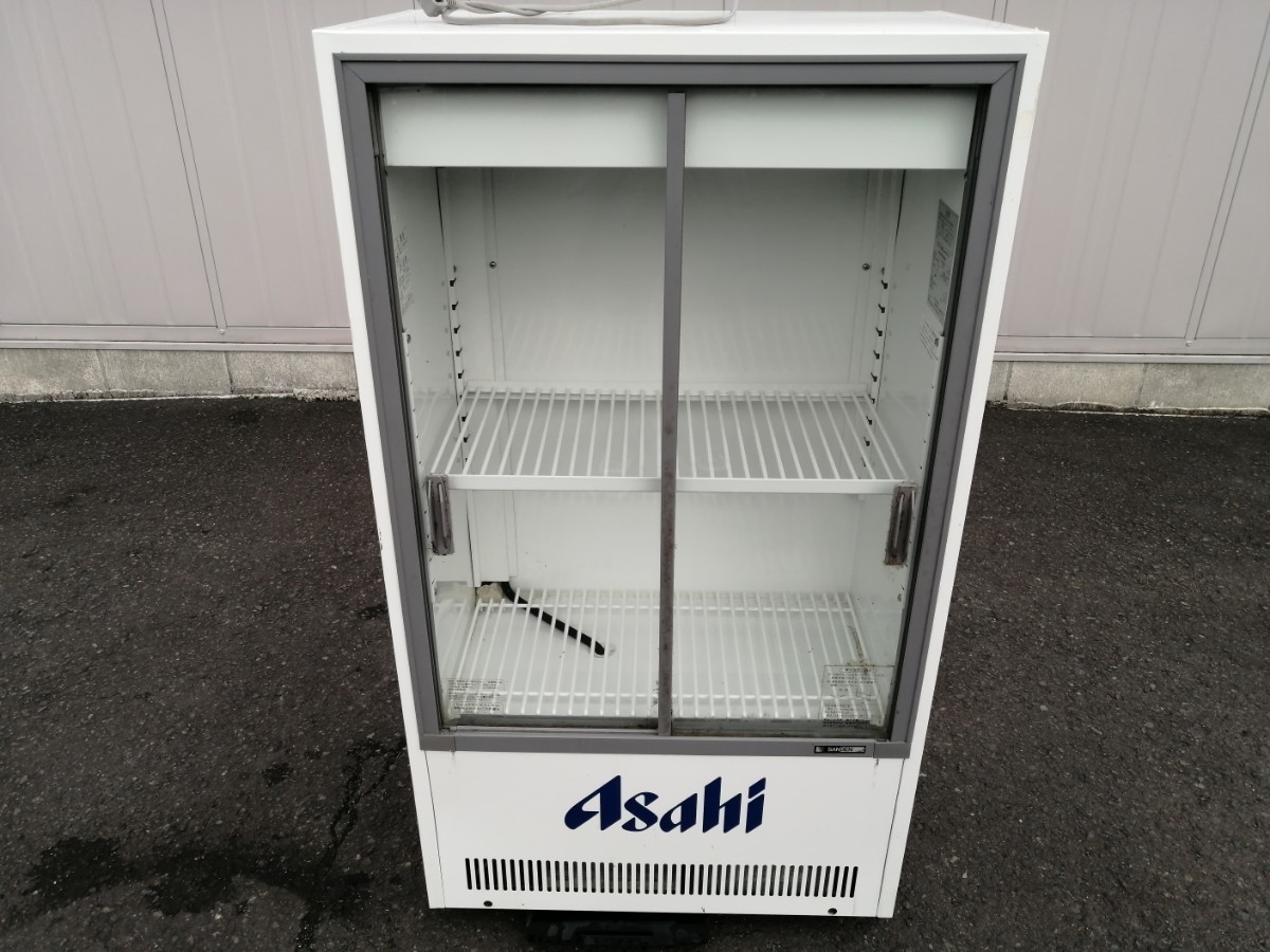 サンデン アサヒ 冷蔵ショーケース MUS-S54X 117L 100V 630×370×1150