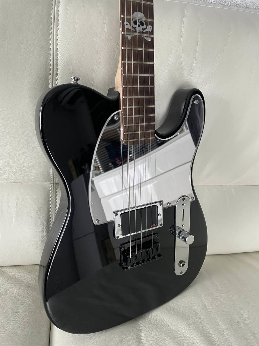 Avril Lavigne Telecaster With Skull and Cross Bones Logo Avril Lavigne Telecaster With Skull and Cross Bones Logo