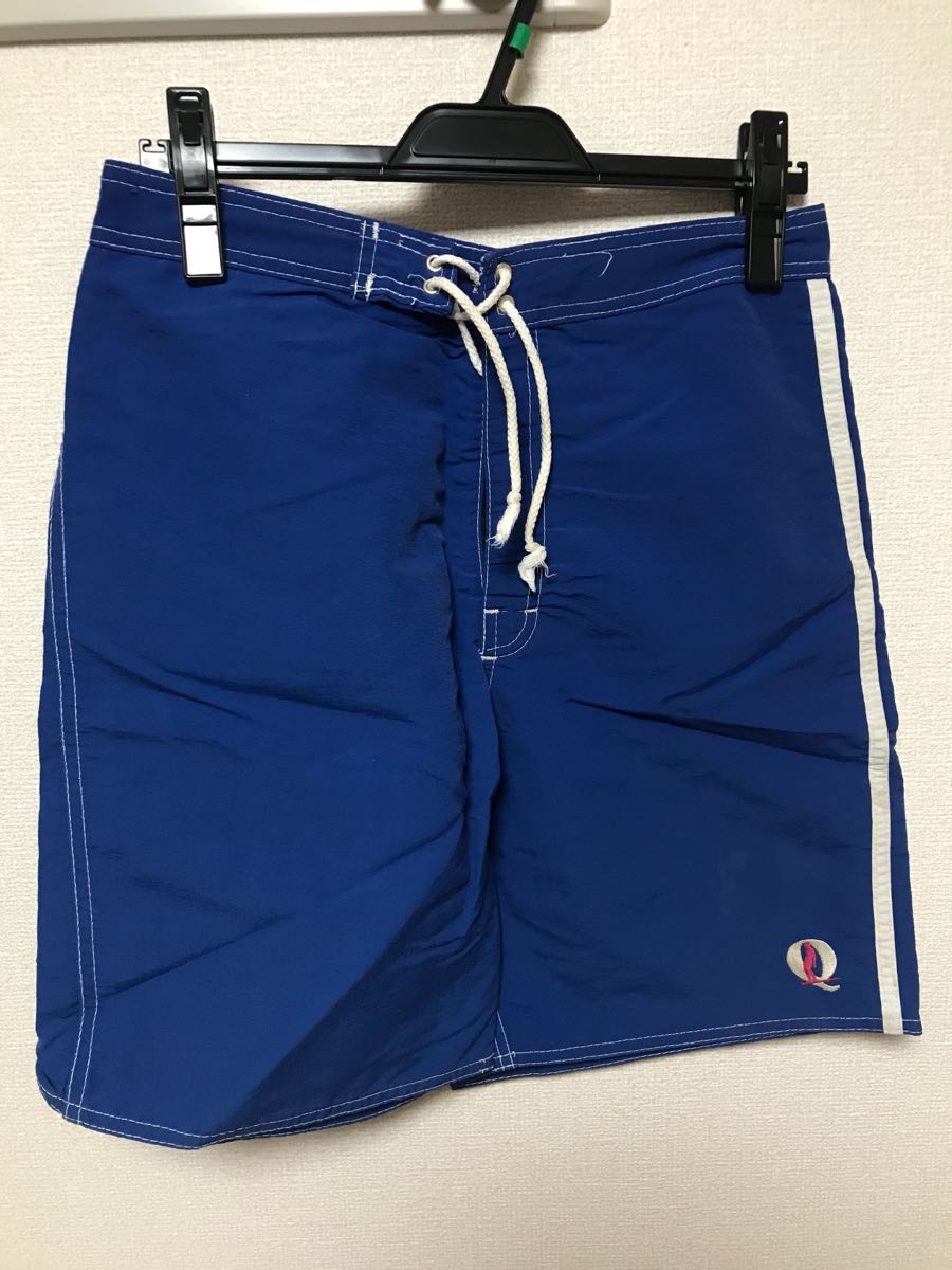 青色サーフパンツ 水着 実使用中古品_画像1