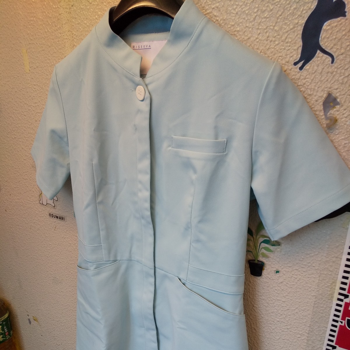 RISERVA nurse clothes nursing .M size new goods unused premium 112