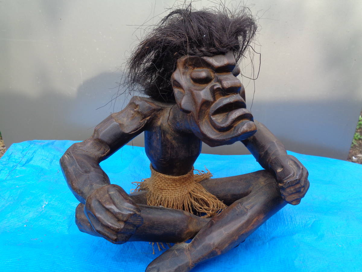 バリ木彫原人