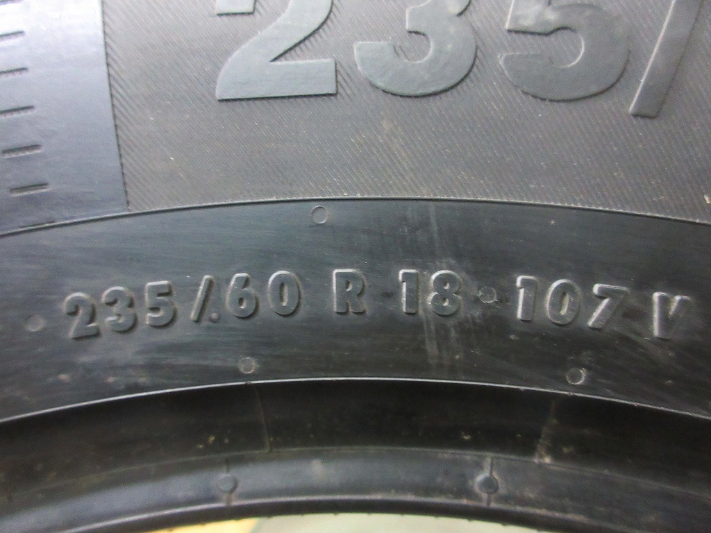 2020年製 CONTINENTAL ContiEcoContact5 235/60R18 1本 No.3127G オンロード 夏タイヤ 80％残溝_画像5