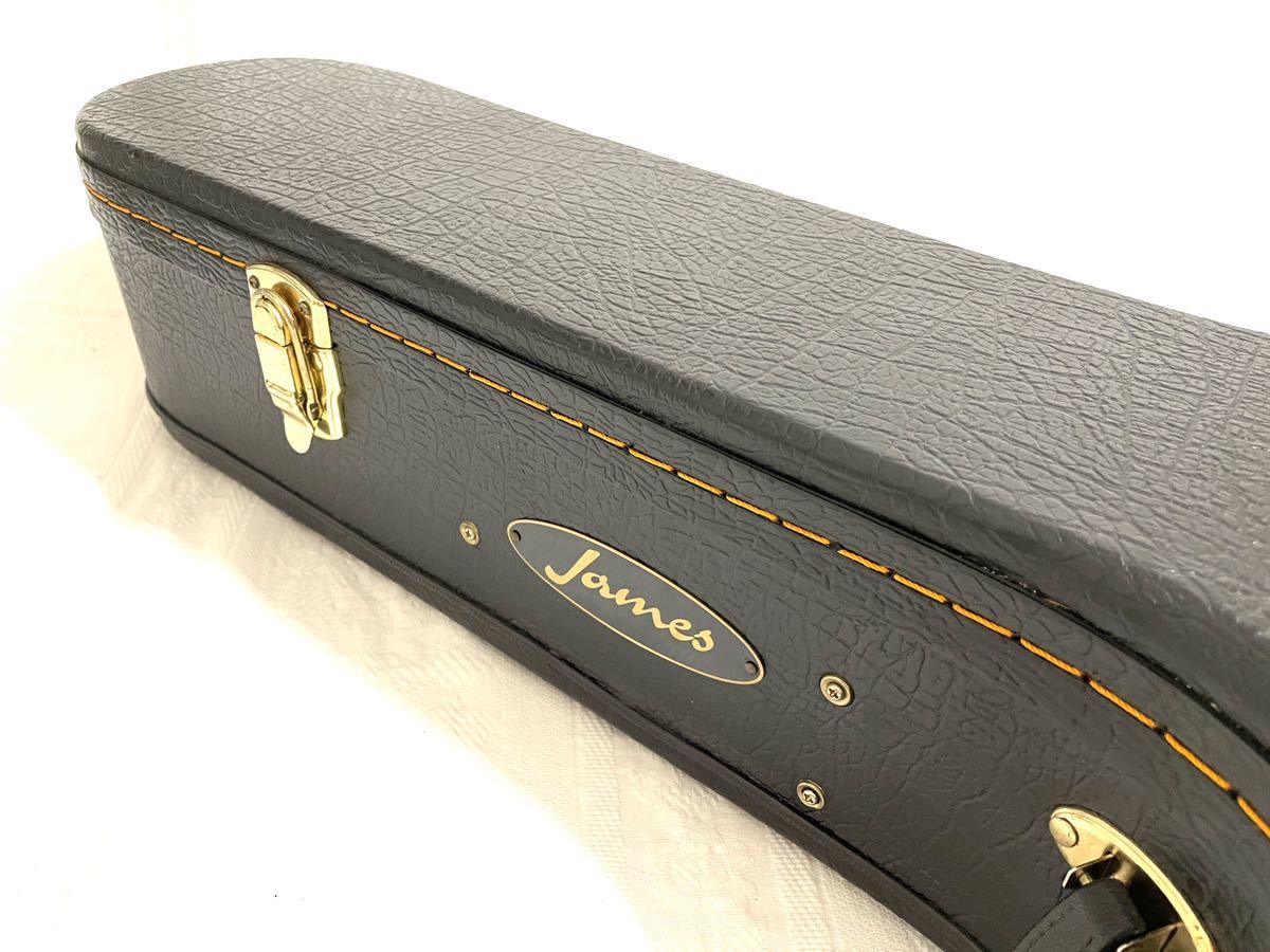 比較的美品 JAMES ジェームス アコースティックギター アコギ guitar ギター 純正 HARD CASE ハードケース ケース 鍵付き 即有り_画像4