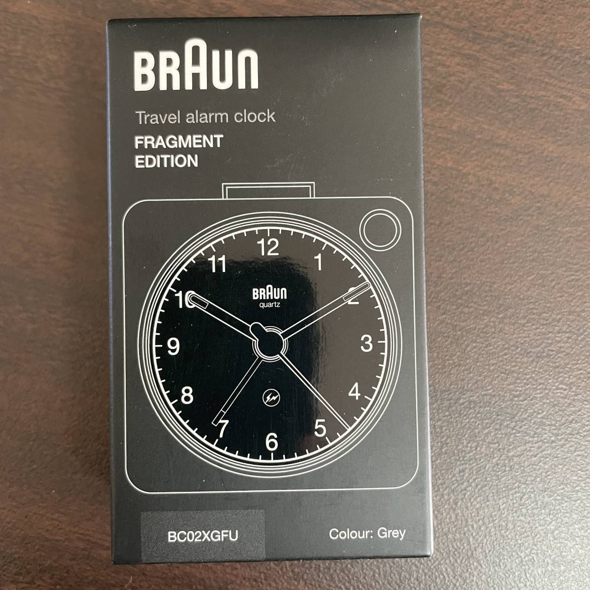 FRAGMENT x BRAUN フラグメント x ブラウン CLOCK 置き時計 GREY