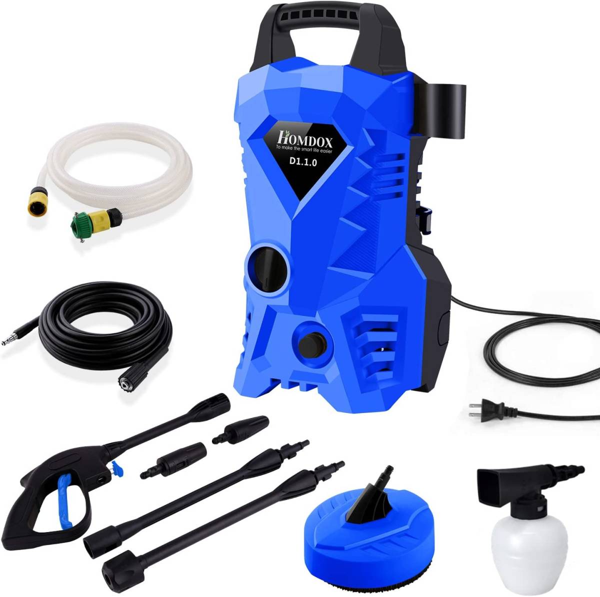 [ great special price ] high pressure washer 1400W height pressure car wash machine powerful 50Hz/60Hz higashi west Japan combined use small size light weight height pressure hose 10m water service hose 3m...15 set 