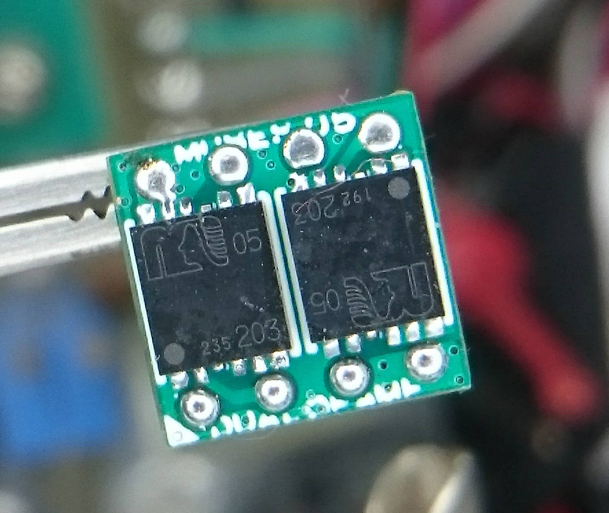 MUSES05 デュアル化 DIP8サイズ 低背ピン 専用設計基板実装済み MUSES05 デュアル化 DIP8サイズ 低背ピン 専用設計基板実装済み